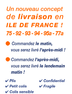 livraison express en �le-de-france